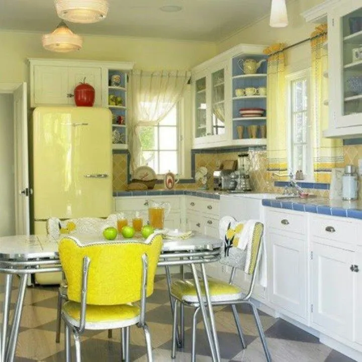 Yellow Theme Kitchen Design