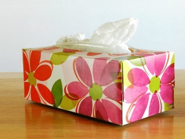 Tissue Box Plastic Bag Holder